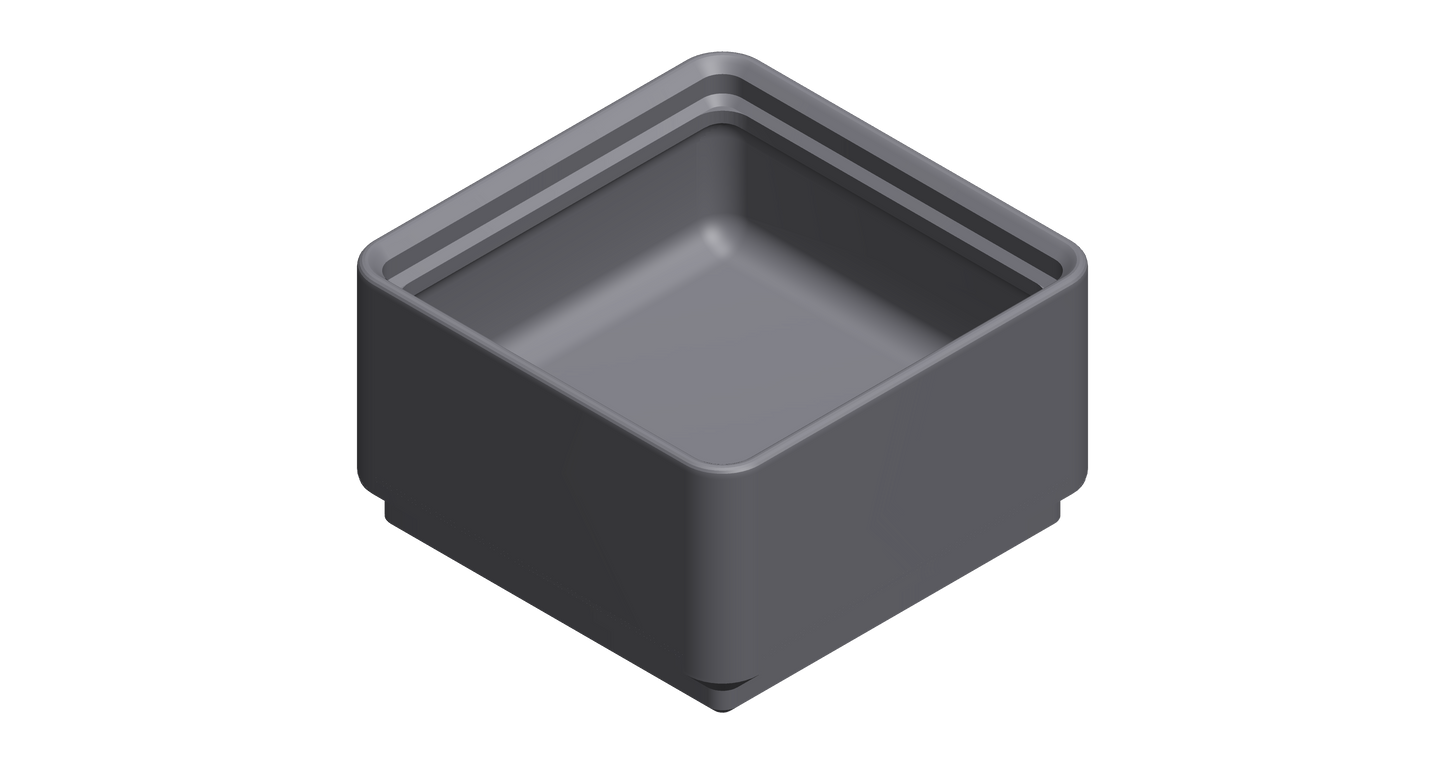 Gridfinity Stackable Basic Bin - 1x1x3