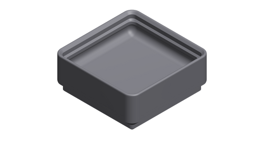 Gridfinity Stackable Basic Bin - 1x1x2