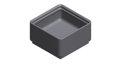Gridfinity Stackable Basic Bin - 1x1x3